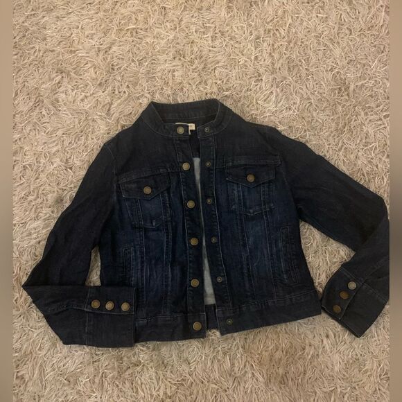 Coldwater creek jean jacket size 4/6 - Picture 1 of 4